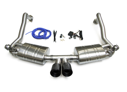 Sportauspuff / Schalldämpfer VALVETRONIC DesignTek für Porsche Boxster, Cayman 981 - 98111122101, 98111122102, 98111123100, 98111123101, 98111142100, 98111142101, 98111143100, 98111143101, 98111122201, 98111122202, 98111123200, 98111123201, 98111142200, 98111142201, 98111143200, 98111143201, 98104420003, 98104420001, 98104420002, 9810442000